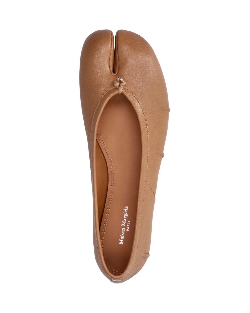 Maison Margiela White Ballet Flats "Tabi"
