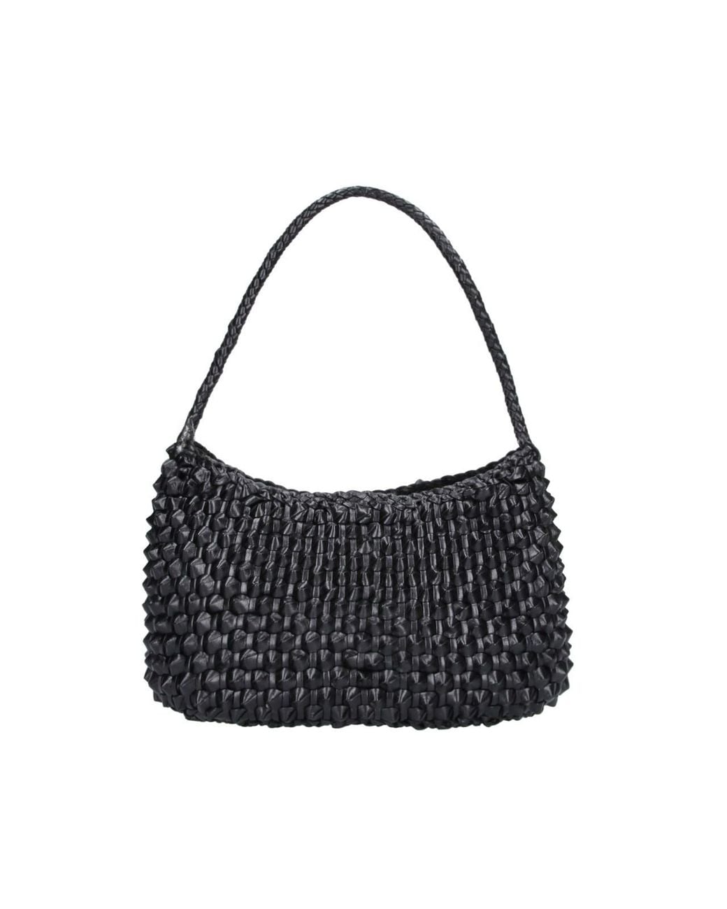 Dragon Diffusion Black Shoulder Bag “Basil Cactus”