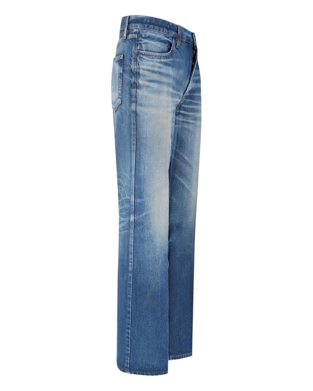 Fear Of God Blue Straight Logo Jeans for men