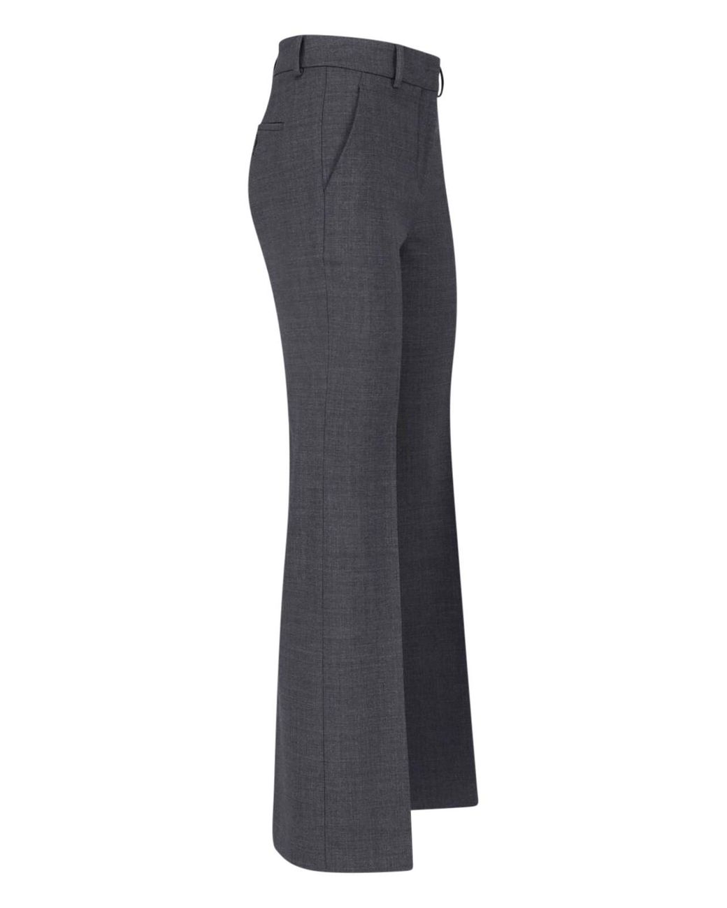 Incotex Blue Tailored Wool Trousers