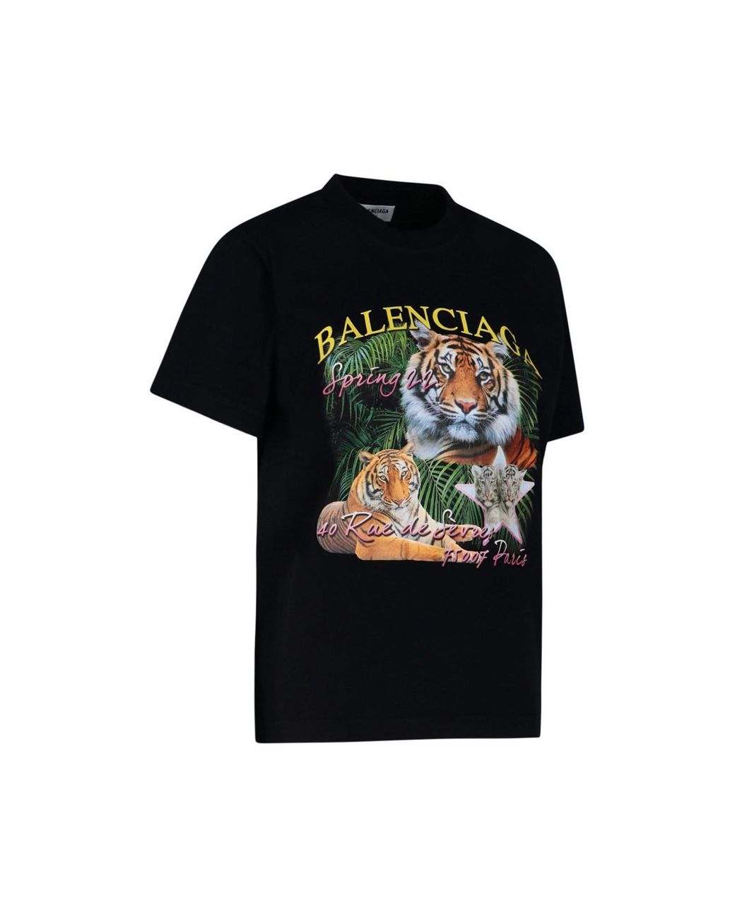 Balenciaga 'year Of The Tiger' T-shirt in Black | Lyst