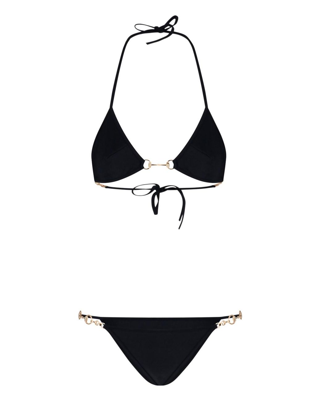 Gucci 'horsebit' Bikini in White | Lyst