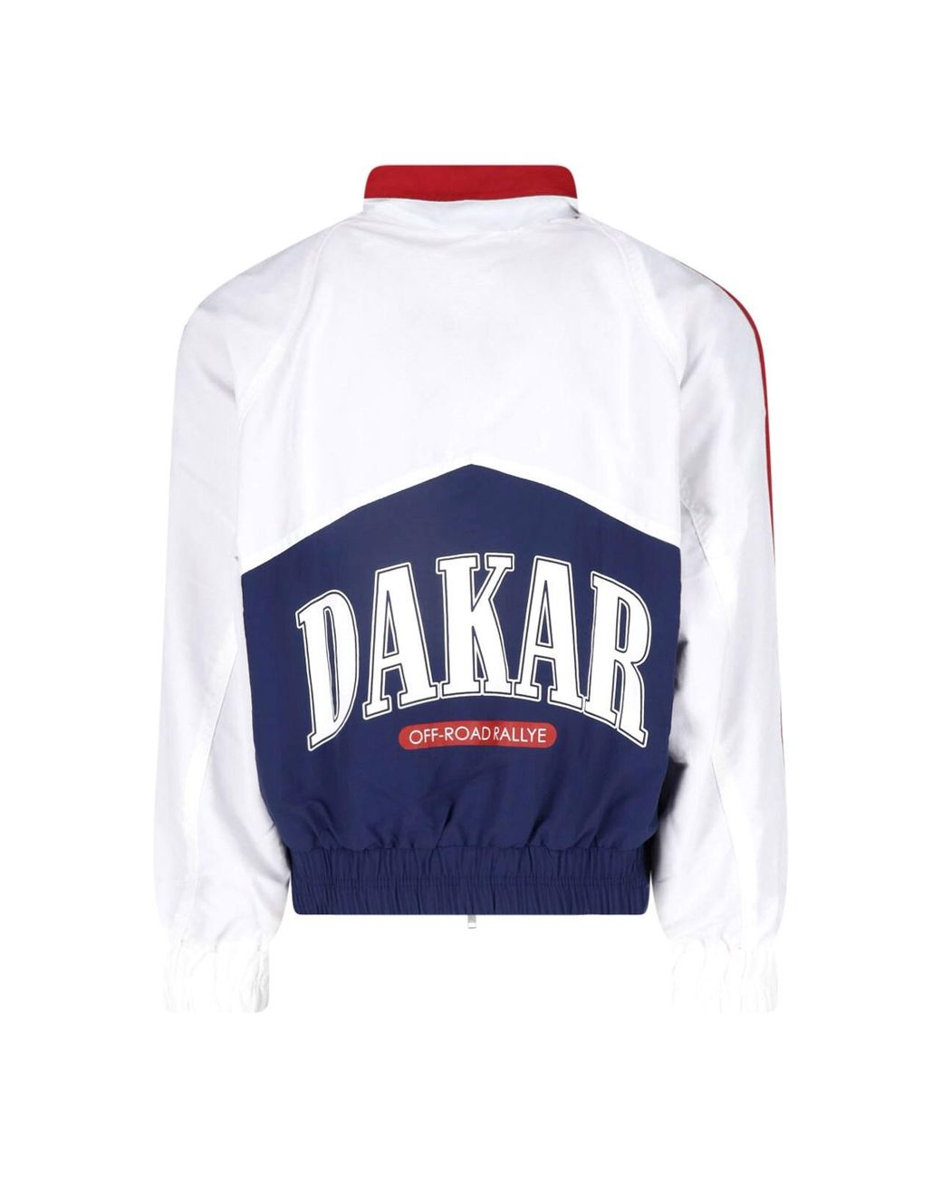 Rhude Blue Colorblock Hooded Track Jacket for men