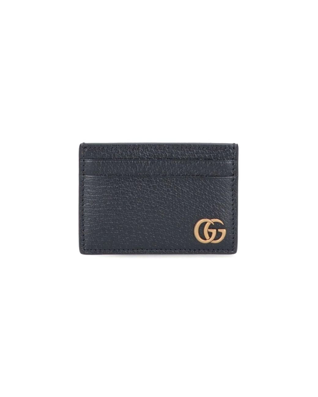 Gucci Blue 'Gg Marmont' Money Clip for men