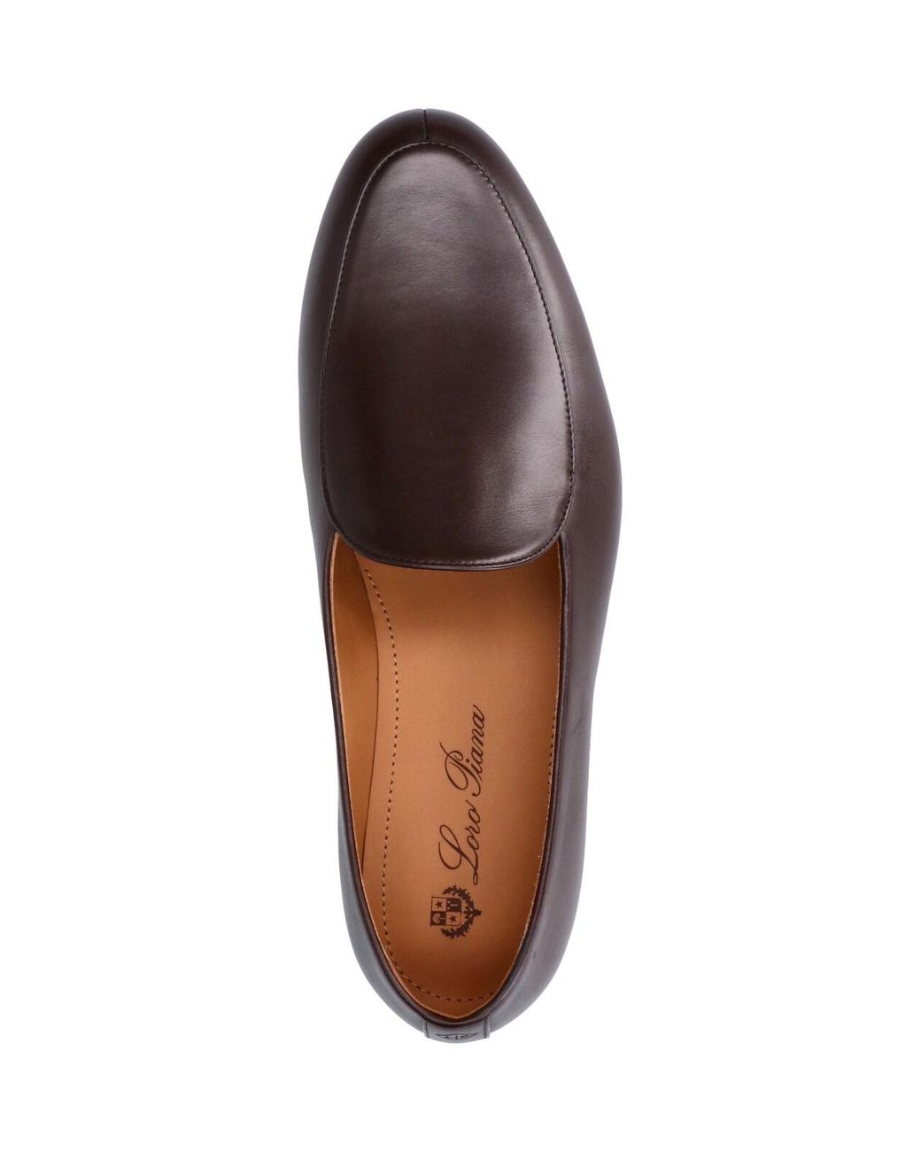 Loro Piana Brown Loafers "Anton Walk" for men