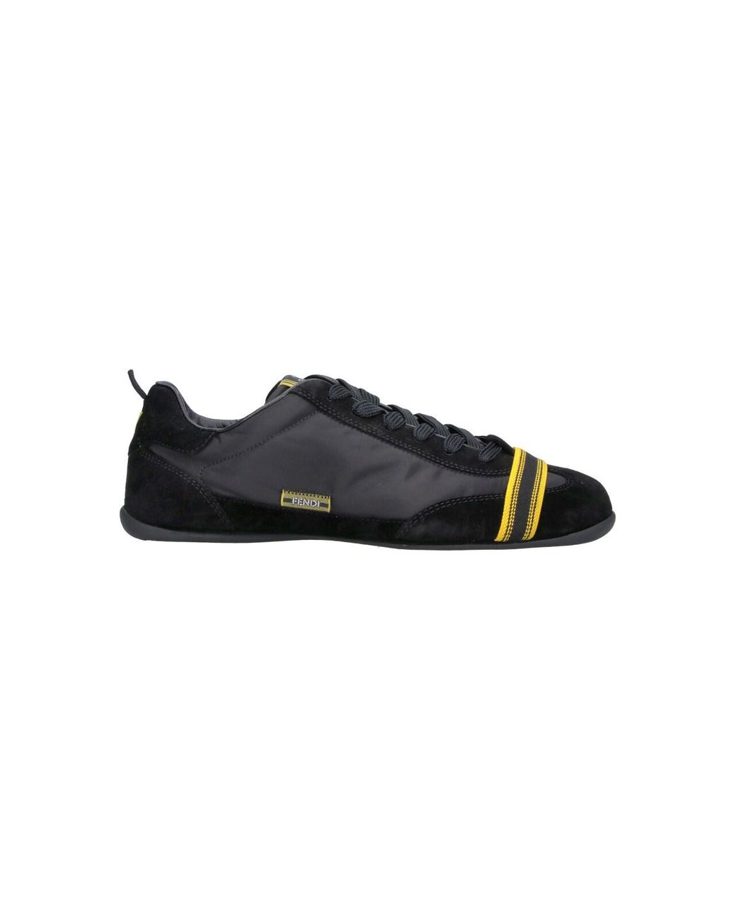 Fendi Black Sneakers "Wrap" for men