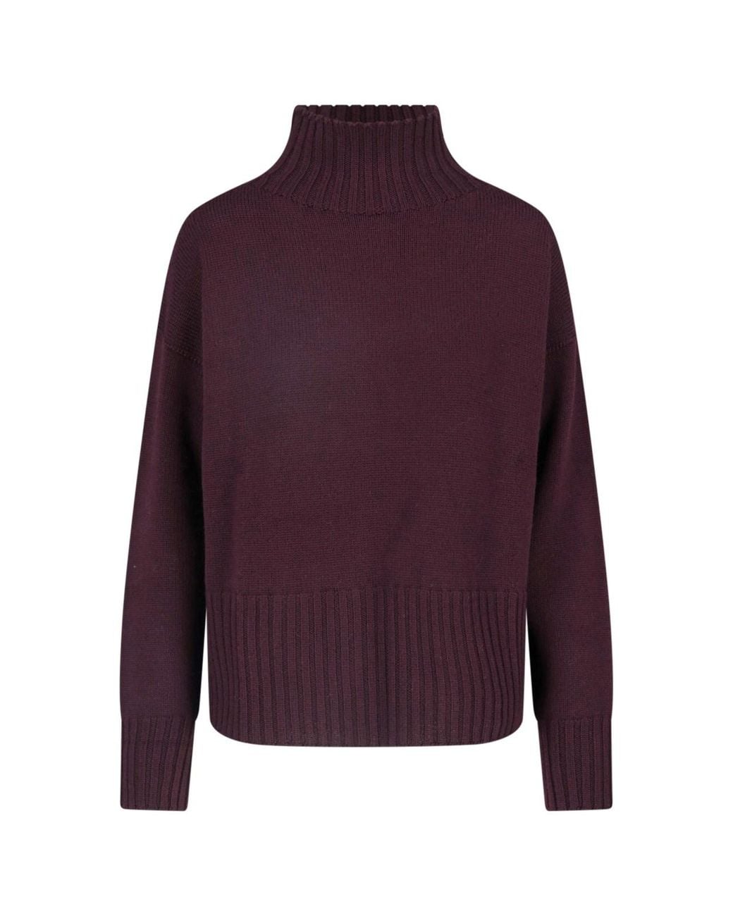 Drumohr Purple Merino Wool Sweater