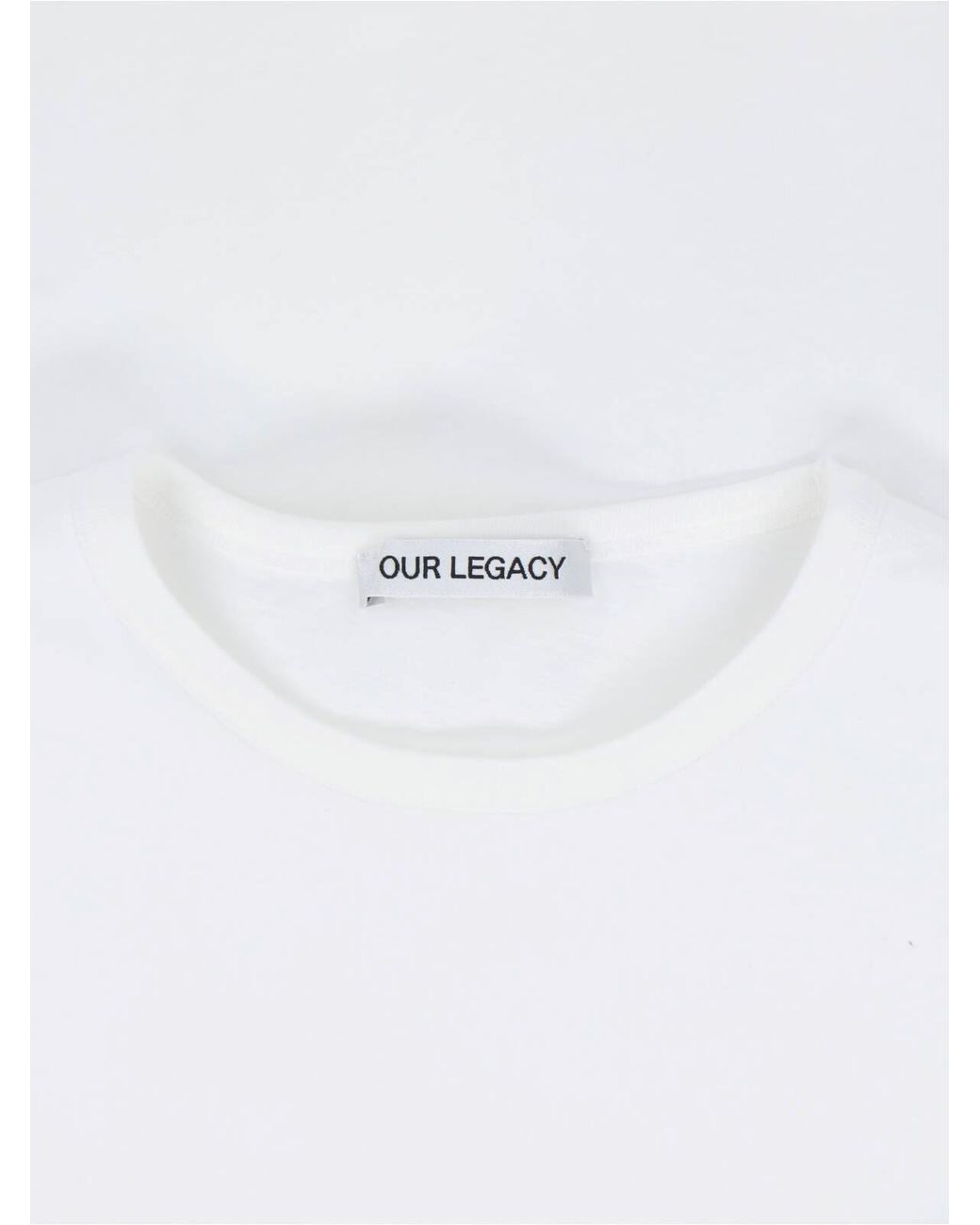 T-Shirt Basic di Our Legacy in White da Uomo