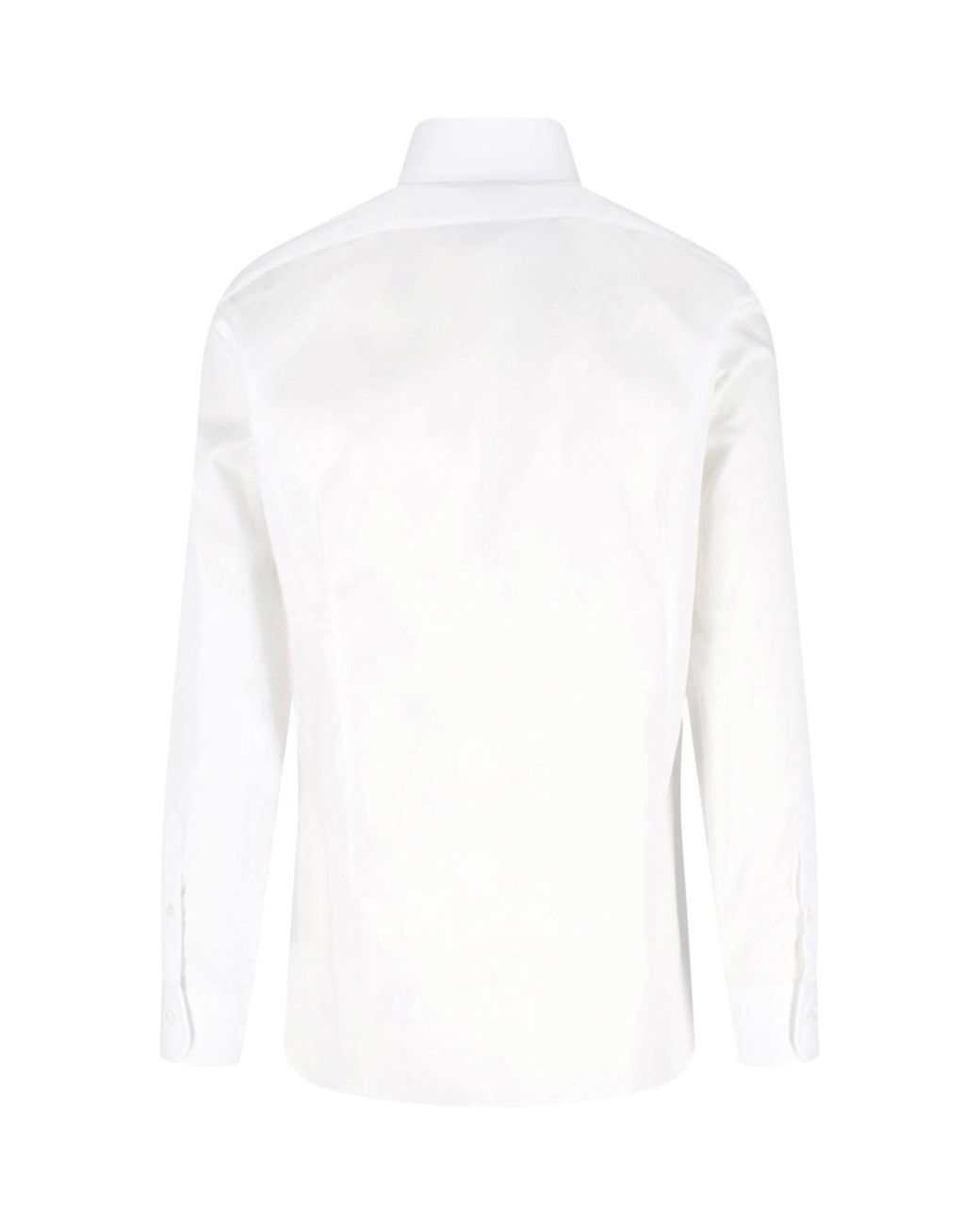 Barba Napoli White Cotton Shirt for men