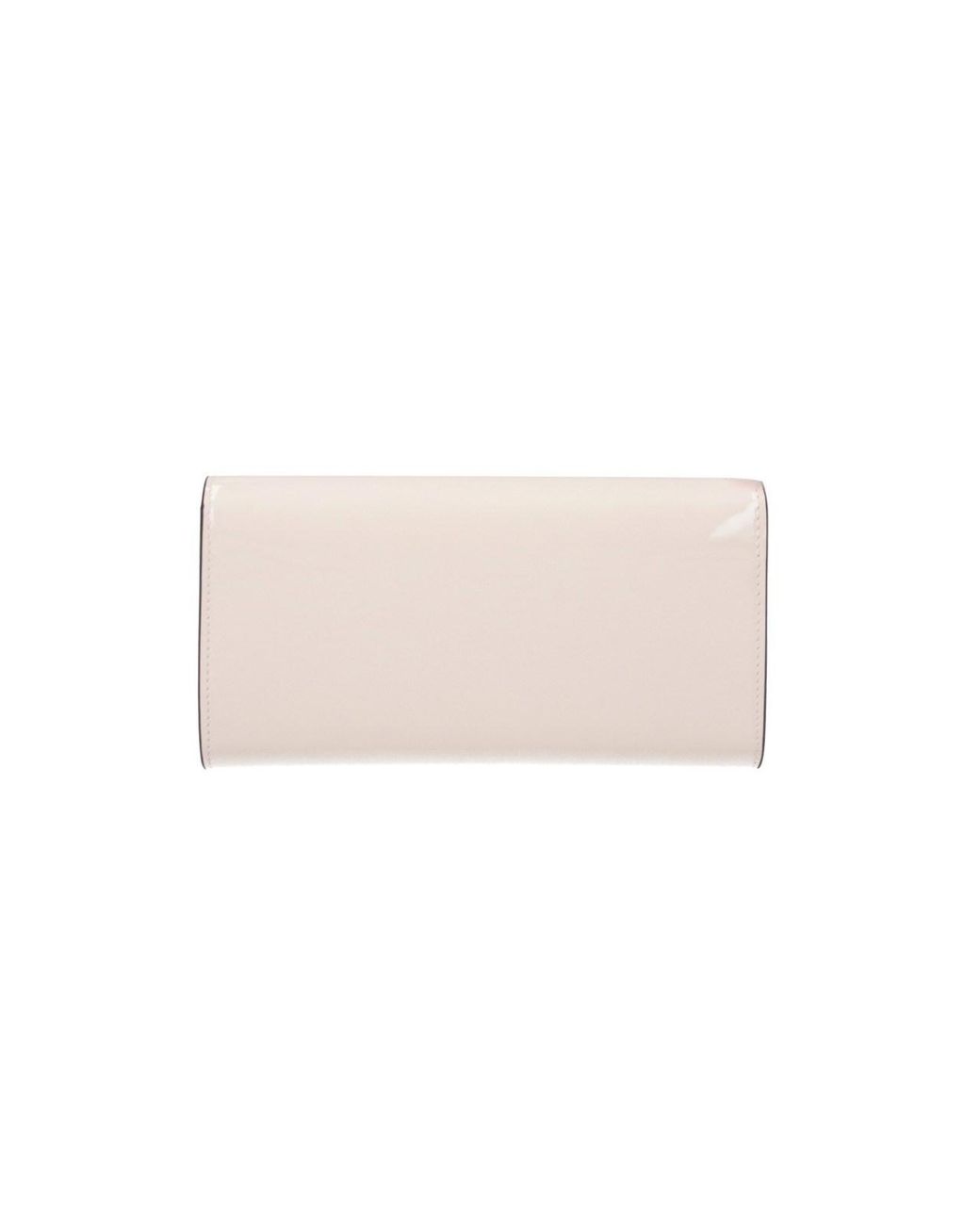 Jimmy Choo White Chain Pouch "Emmie"