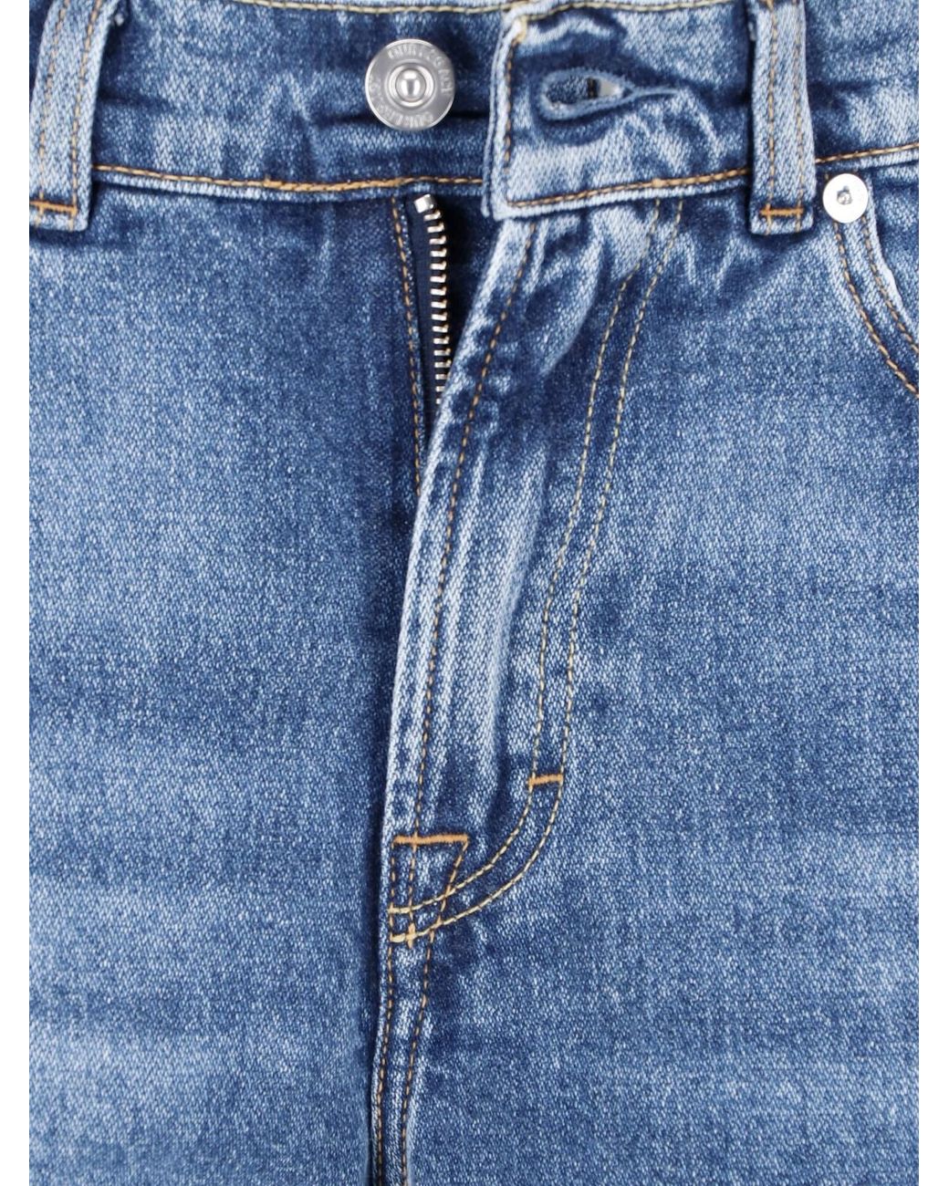 Our Legacy Blue High-Rise Wide-Leg Jeans