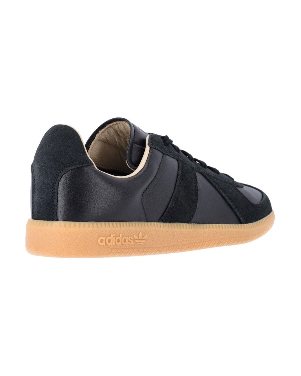 Adidas Blue Low-Top Suede And Leather Sneakers