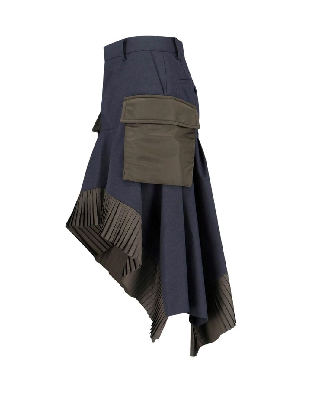 Sacai Blue Skirts Polyester