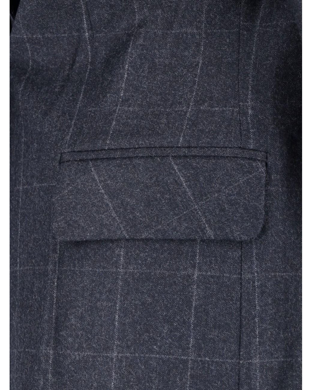 Sibel Saral Blue Single-Breasted Blazer