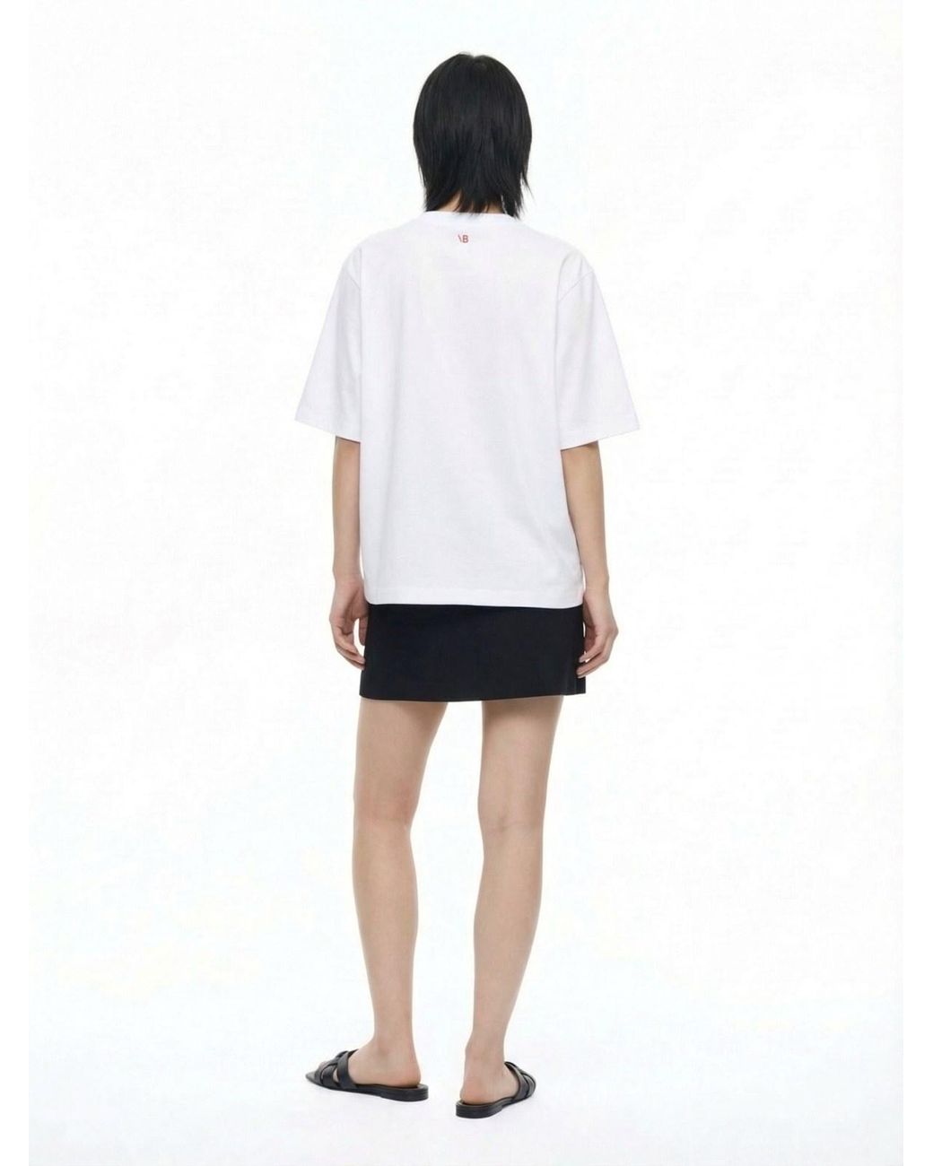 Courreges Blue Logo Mini Skirt