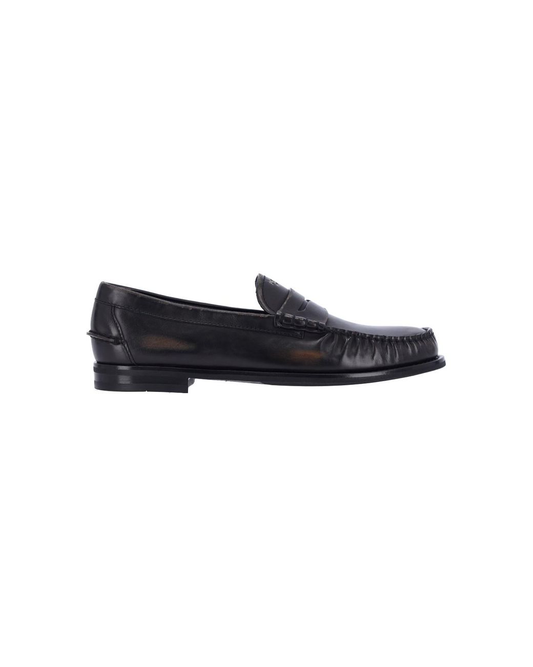 Prada Black Calfskin Loafers for men