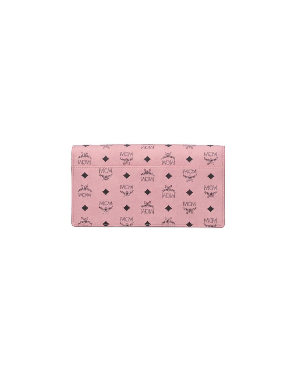 MCM Pink Wallets Polyurethane