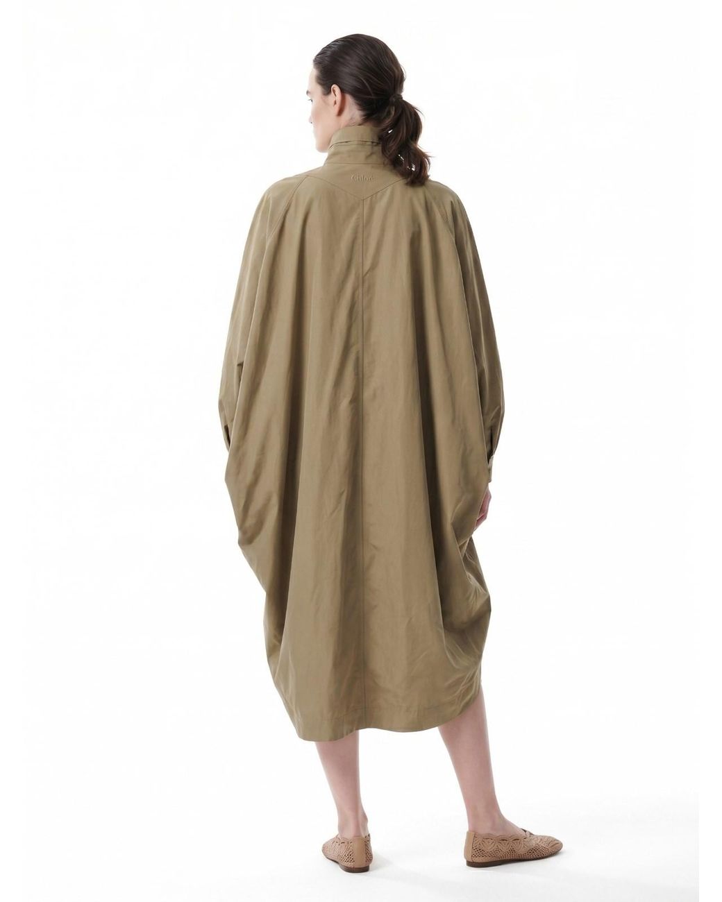 Chloé Natural Cloak Coat
