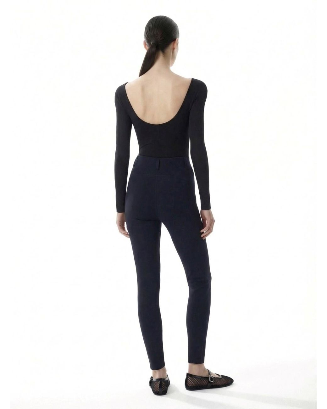 Alaïa Blue High Waist Leggings
