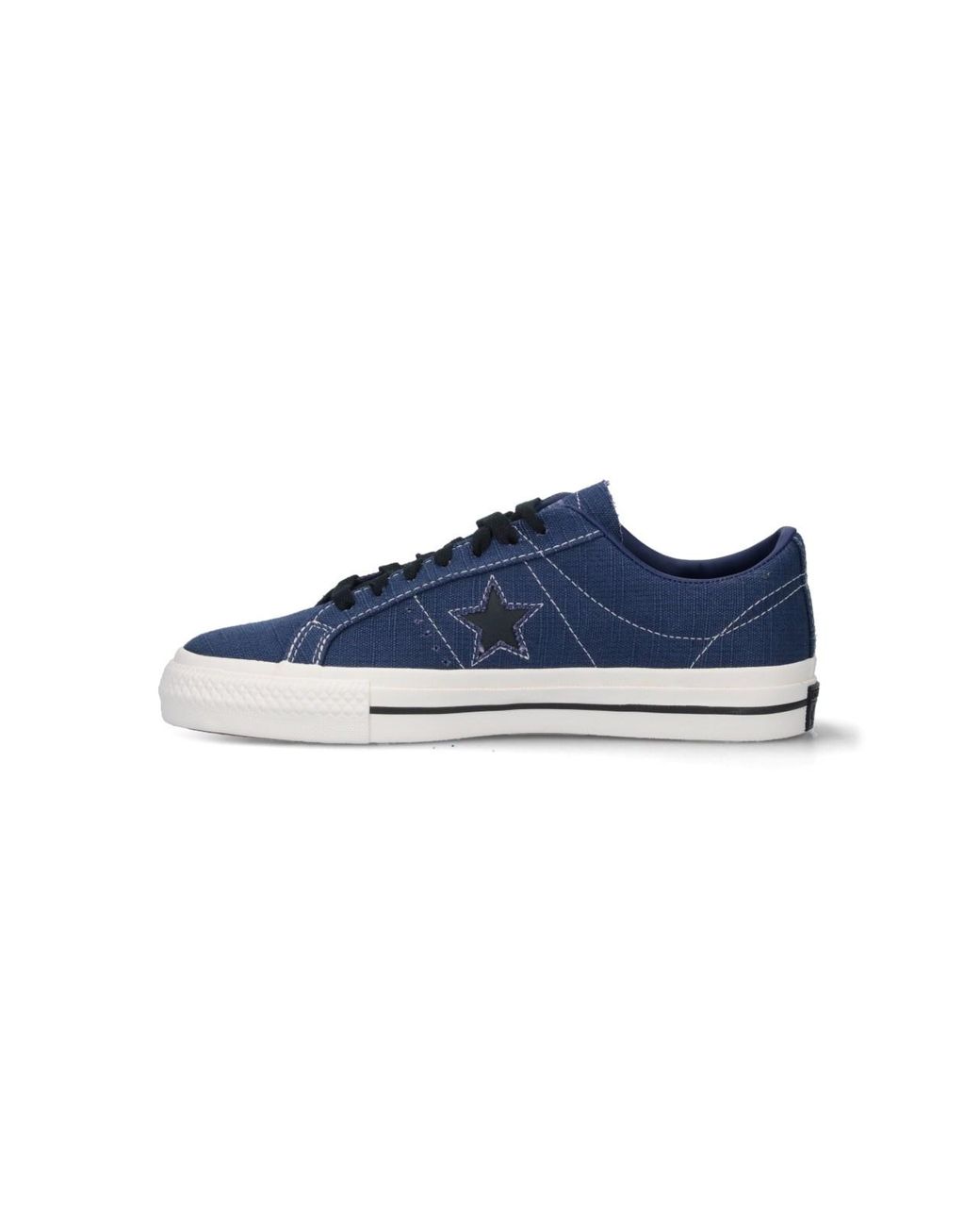 Converse Blue Sneakers Tela