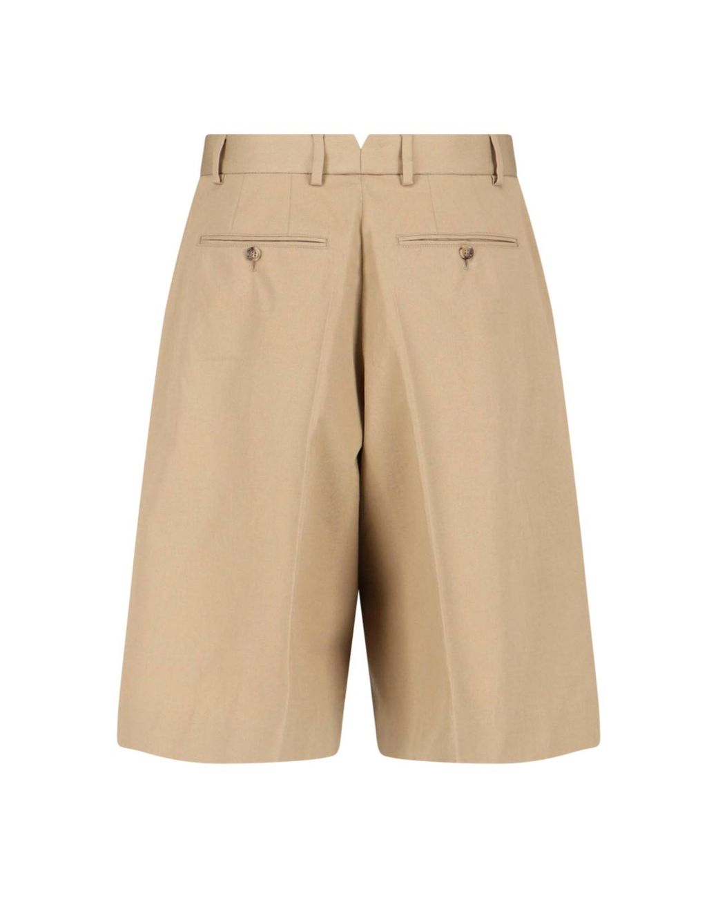 Bermuda In Cotone di AMI in Natural da Uomo