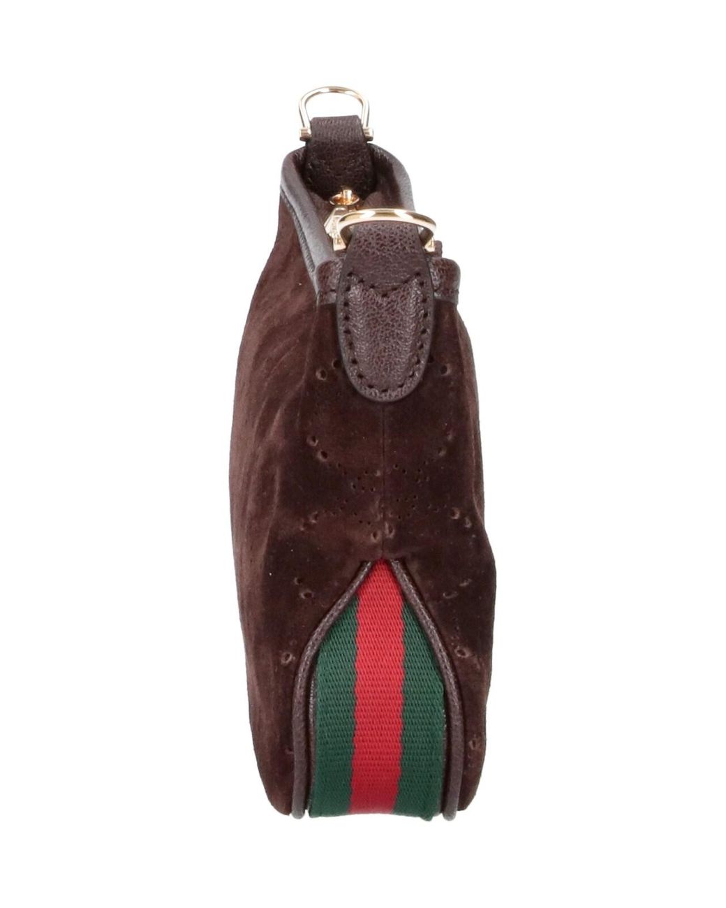 Gucci Brown Mini Suede Shoulder Bag