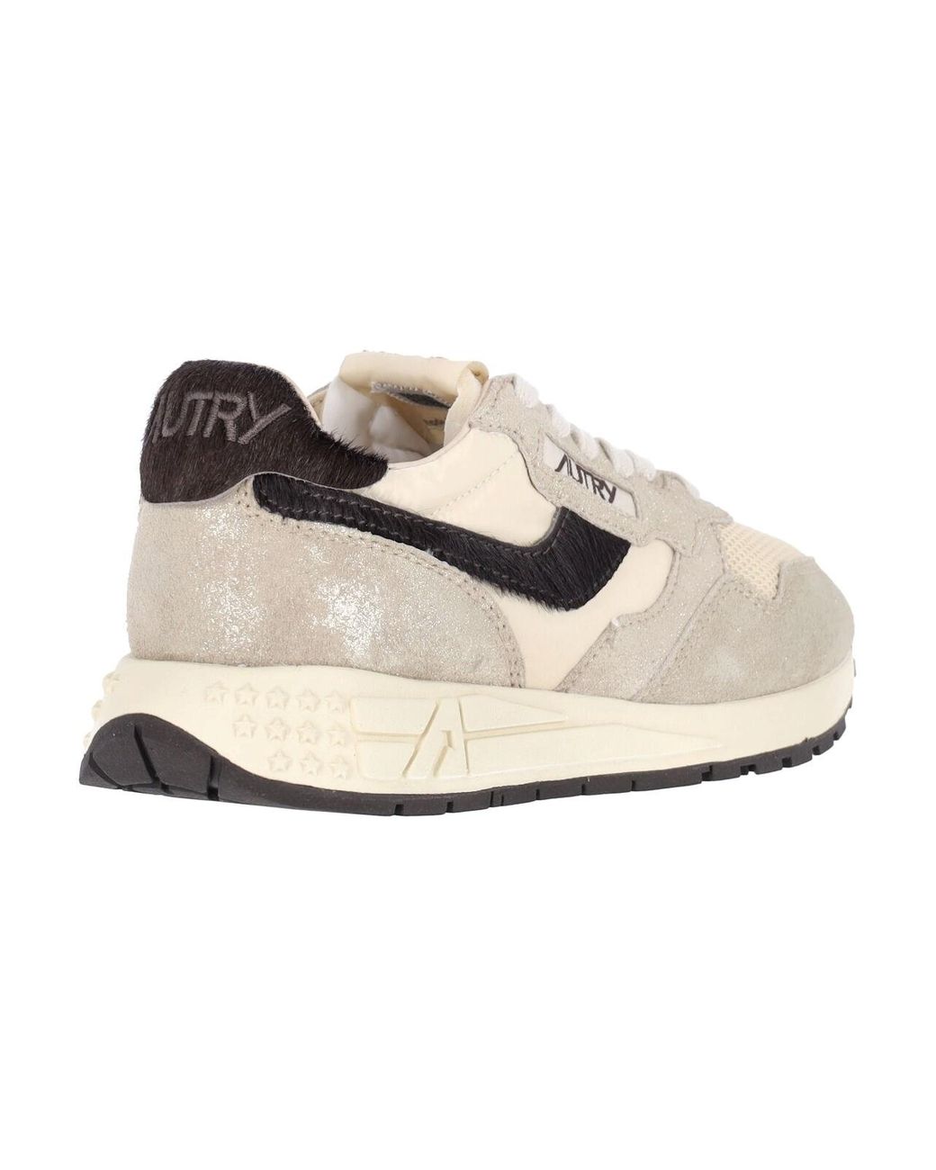 Autry White Leather Reelwind Low Sneakers