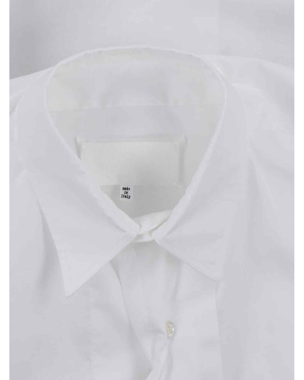 Maison Margiela White Cotton Blouse