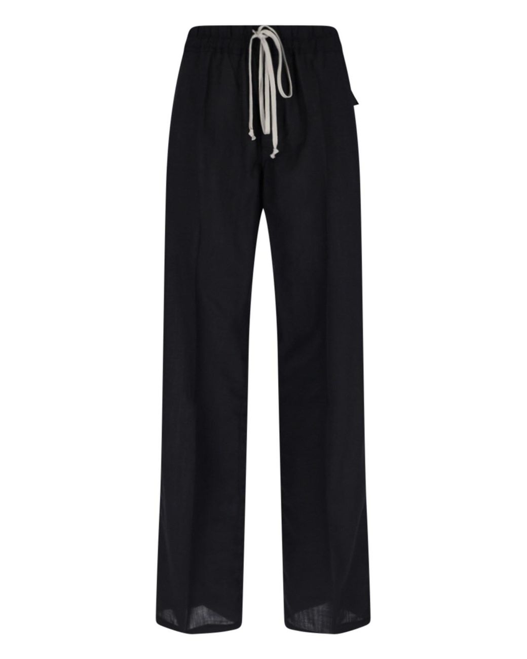 Rick Owens Black Wool Pants