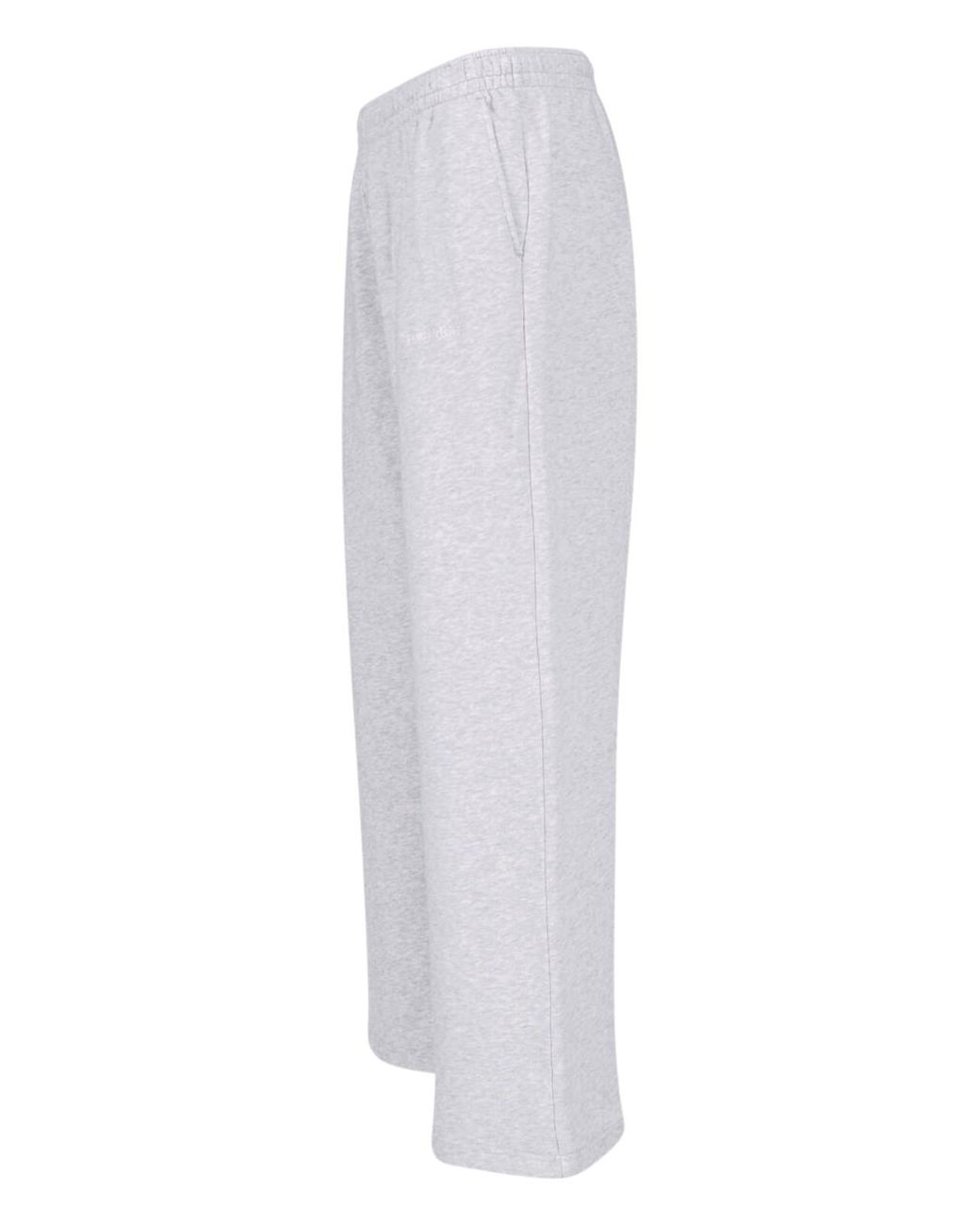 Sporty & Rich White Sweatpants Logo