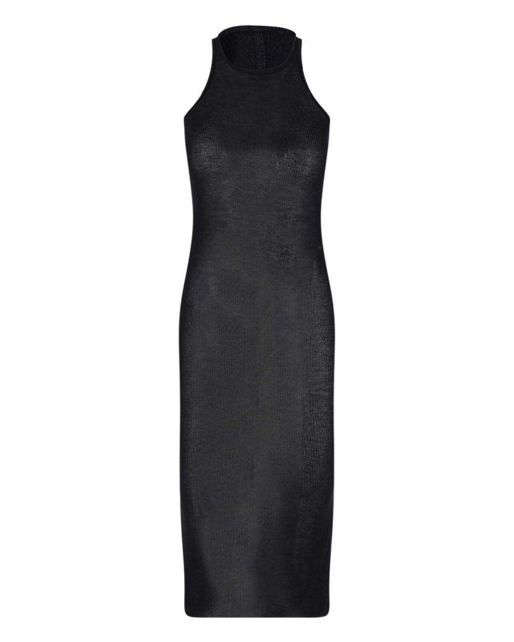 Rick Owens Black Midi Dress