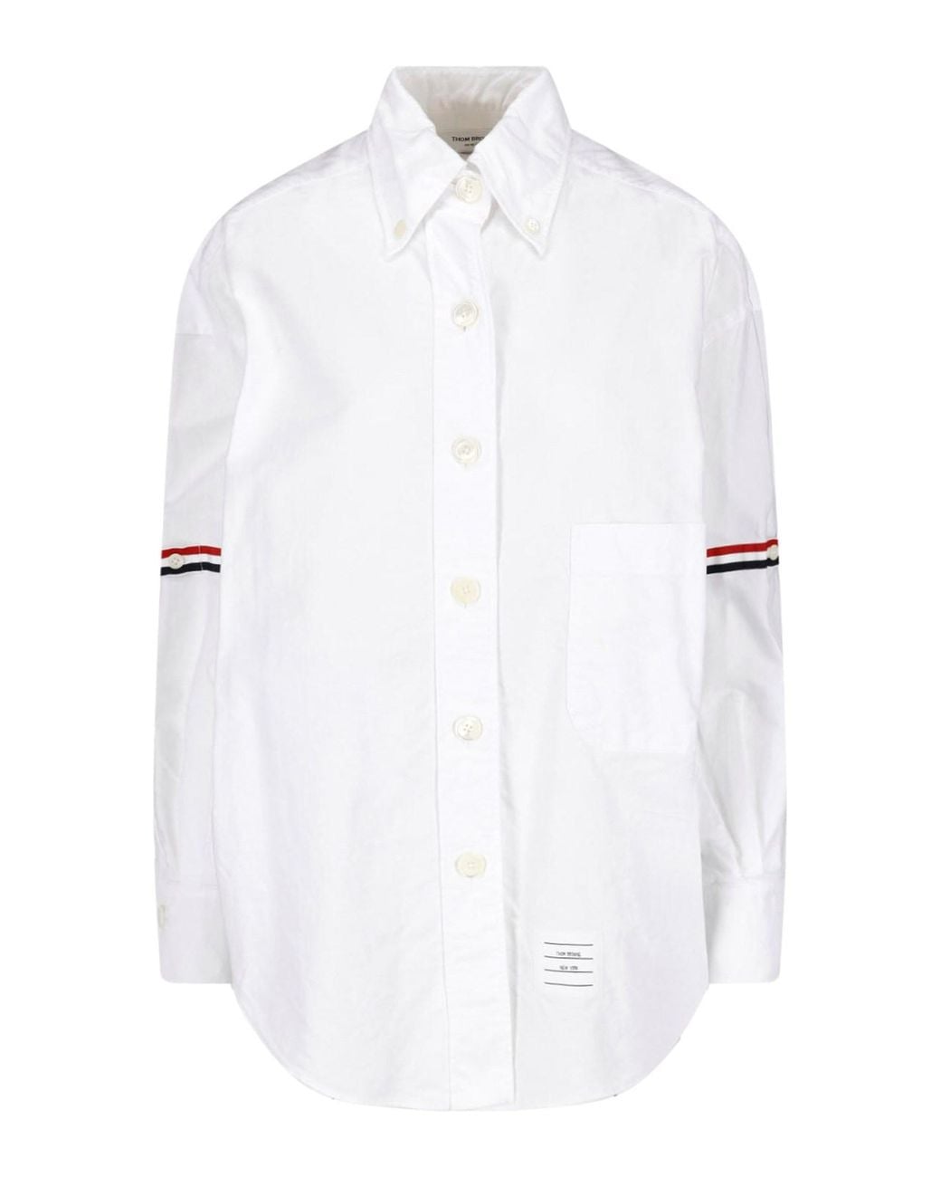 Thom Browne White Shirt "Oxford Supersized"