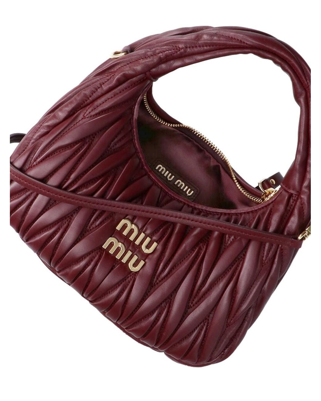 Miu Miu Purple Shoulder Bag "Wander"