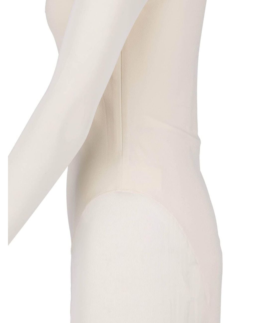 Alaïa White Maxi Slim Dress