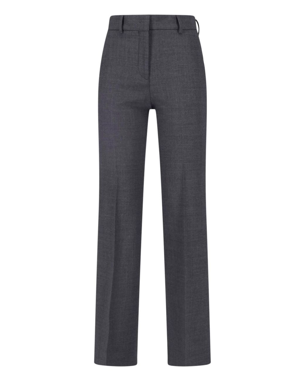 Incotex Blue Tailored Wool Trousers