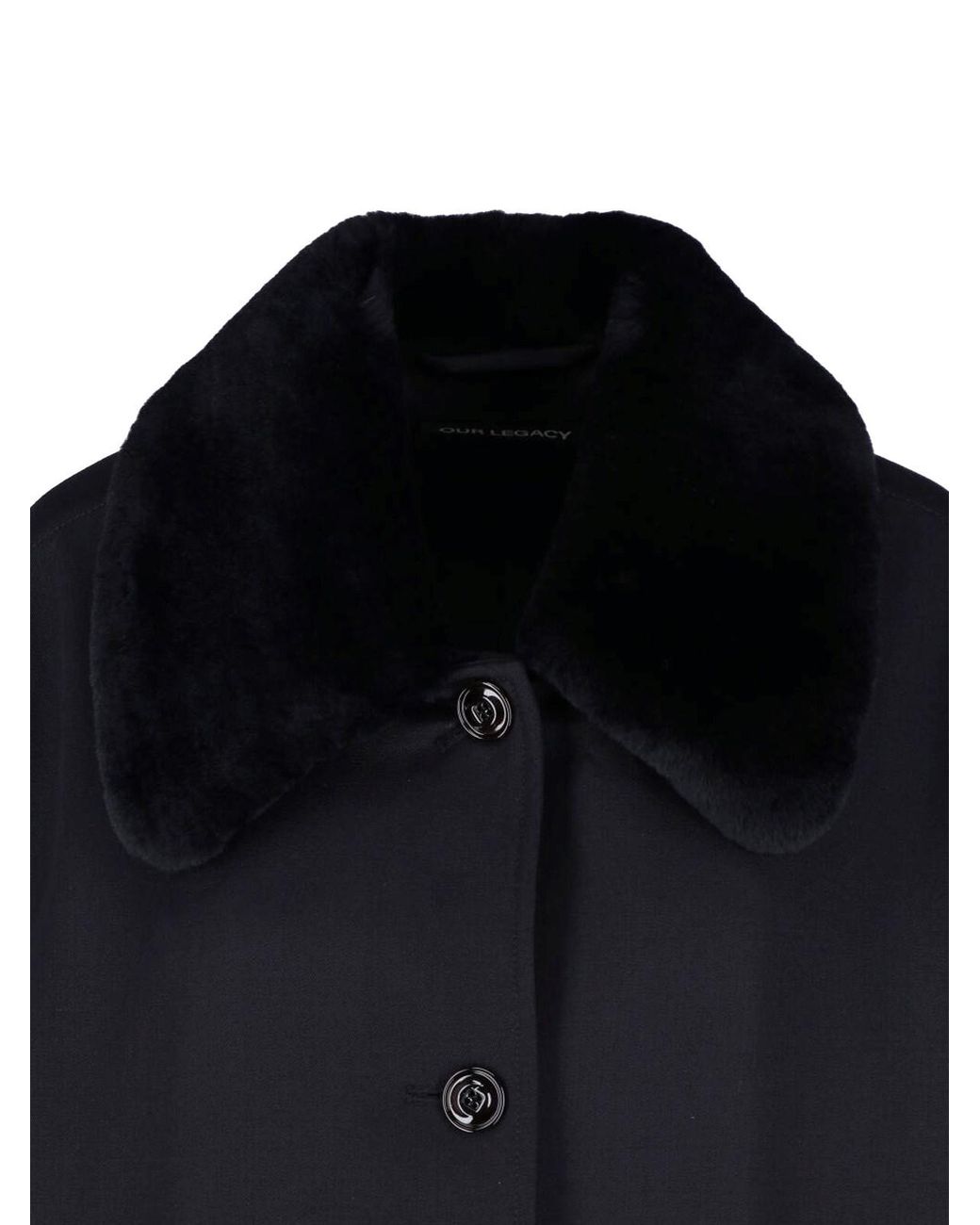 Our Legacy Black Tundra Coat