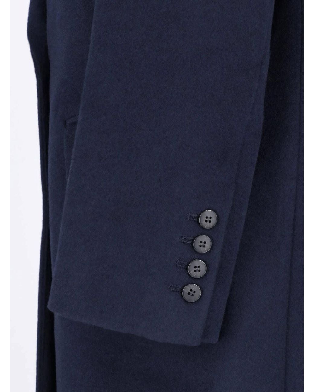 IVY & OAK Blue Double-Breasted Coat "Iocirce"