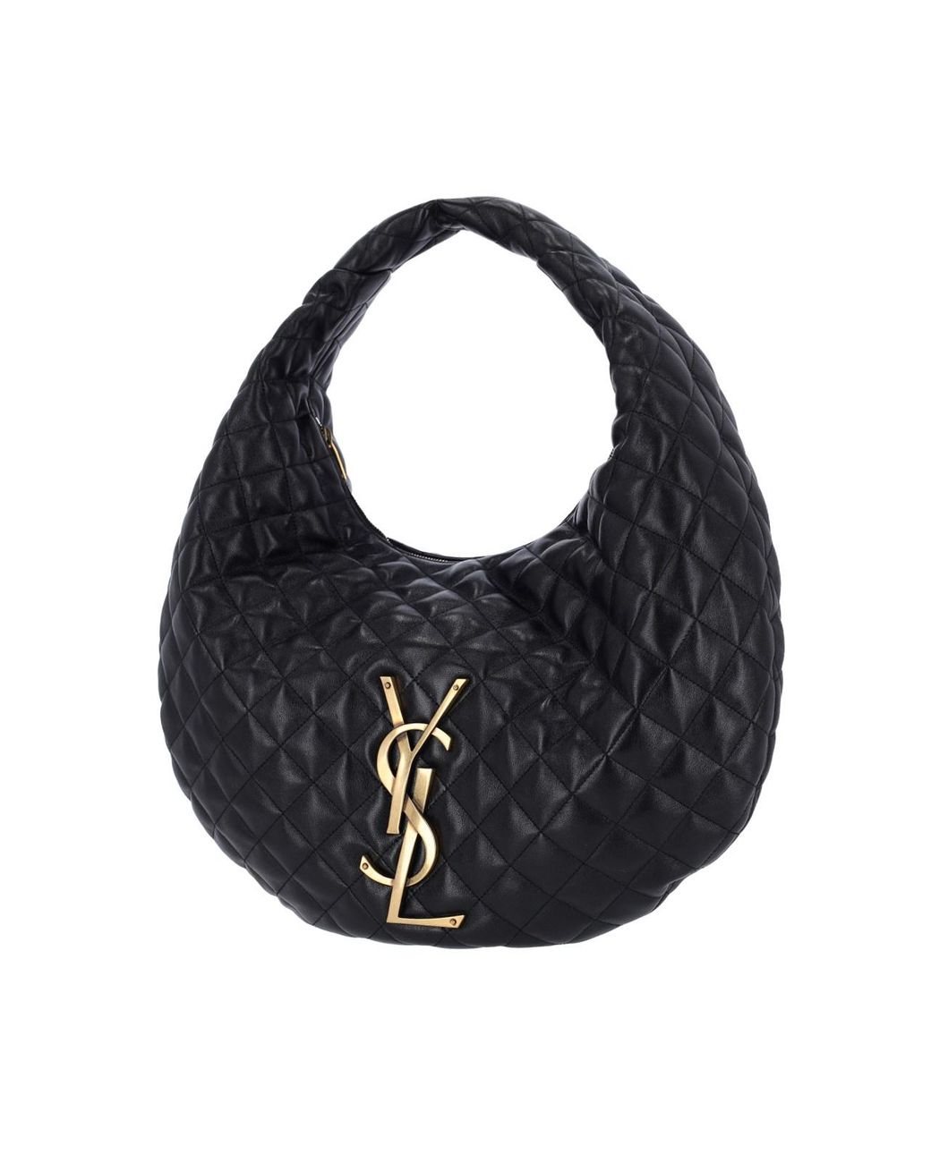 Saint Laurent Black 'Icare' Large Shoulder Bag