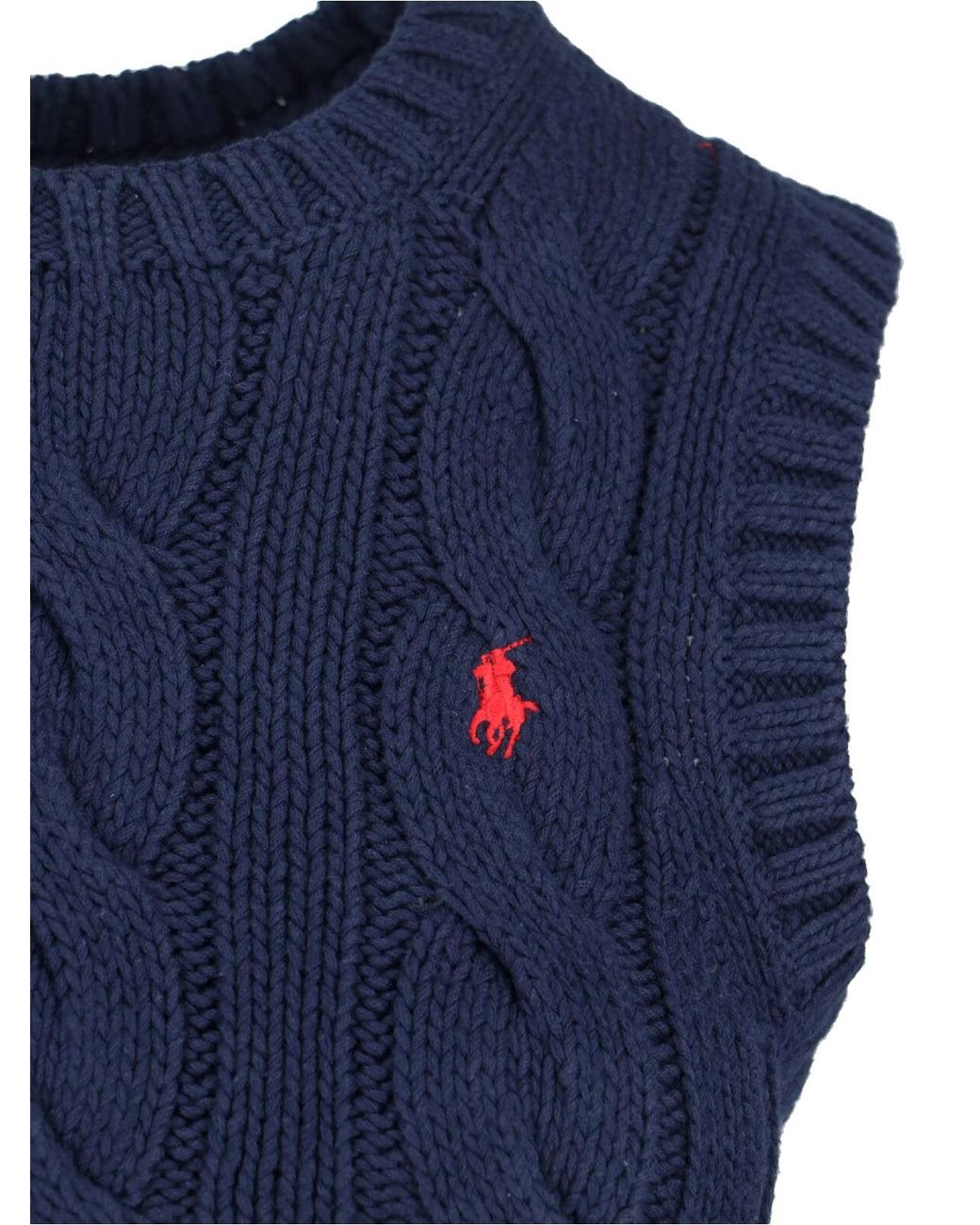 Polo Ralph Lauren Blue Knit Vest