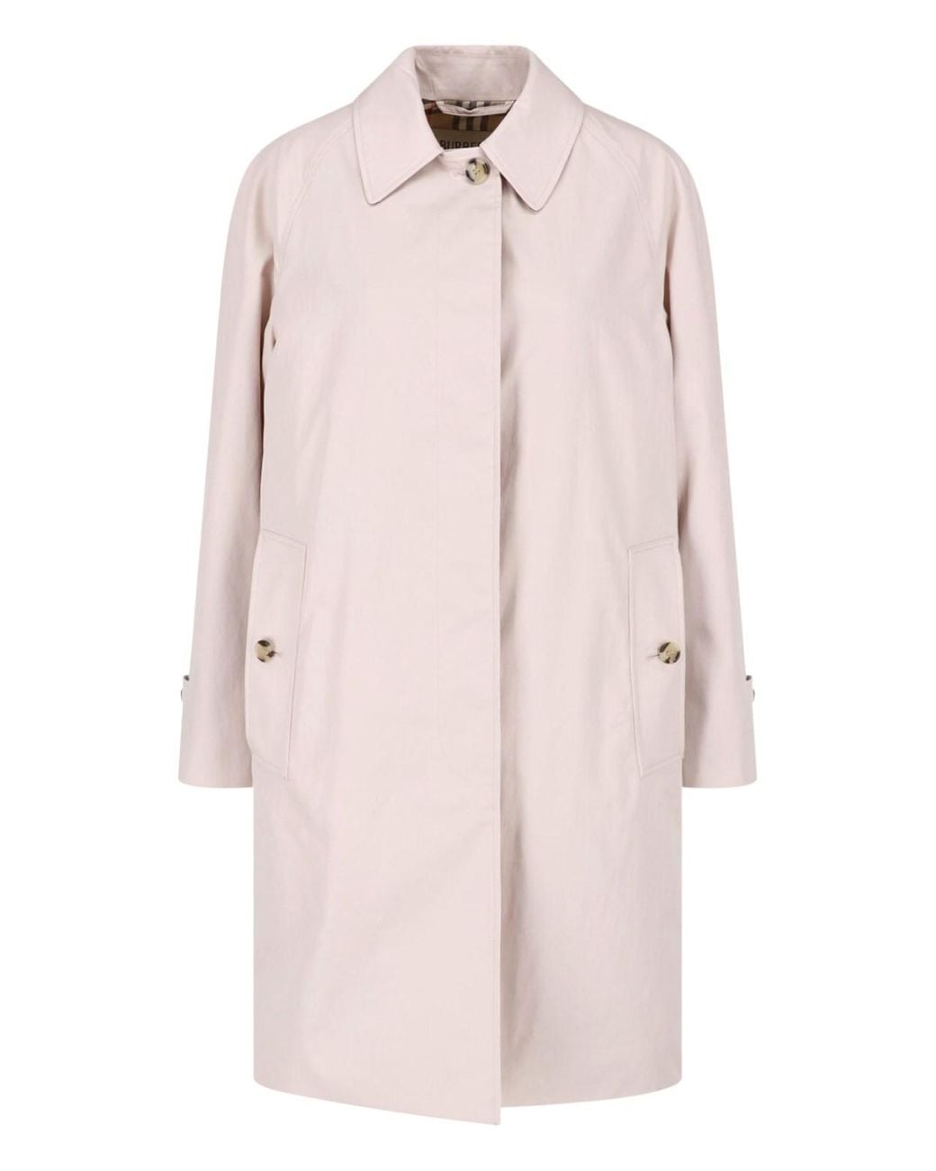 Burberry Pink Coat “Car Coat Camden”