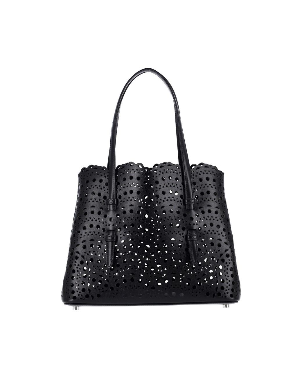 Alaïa Black Tote Bag “Mina 25”