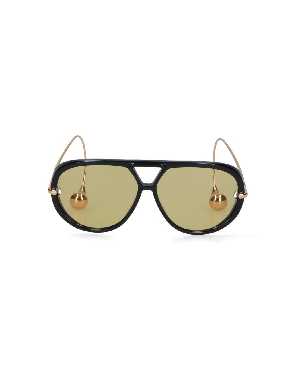 Bottega Veneta Black 'Knot Aviator' Sunglasses