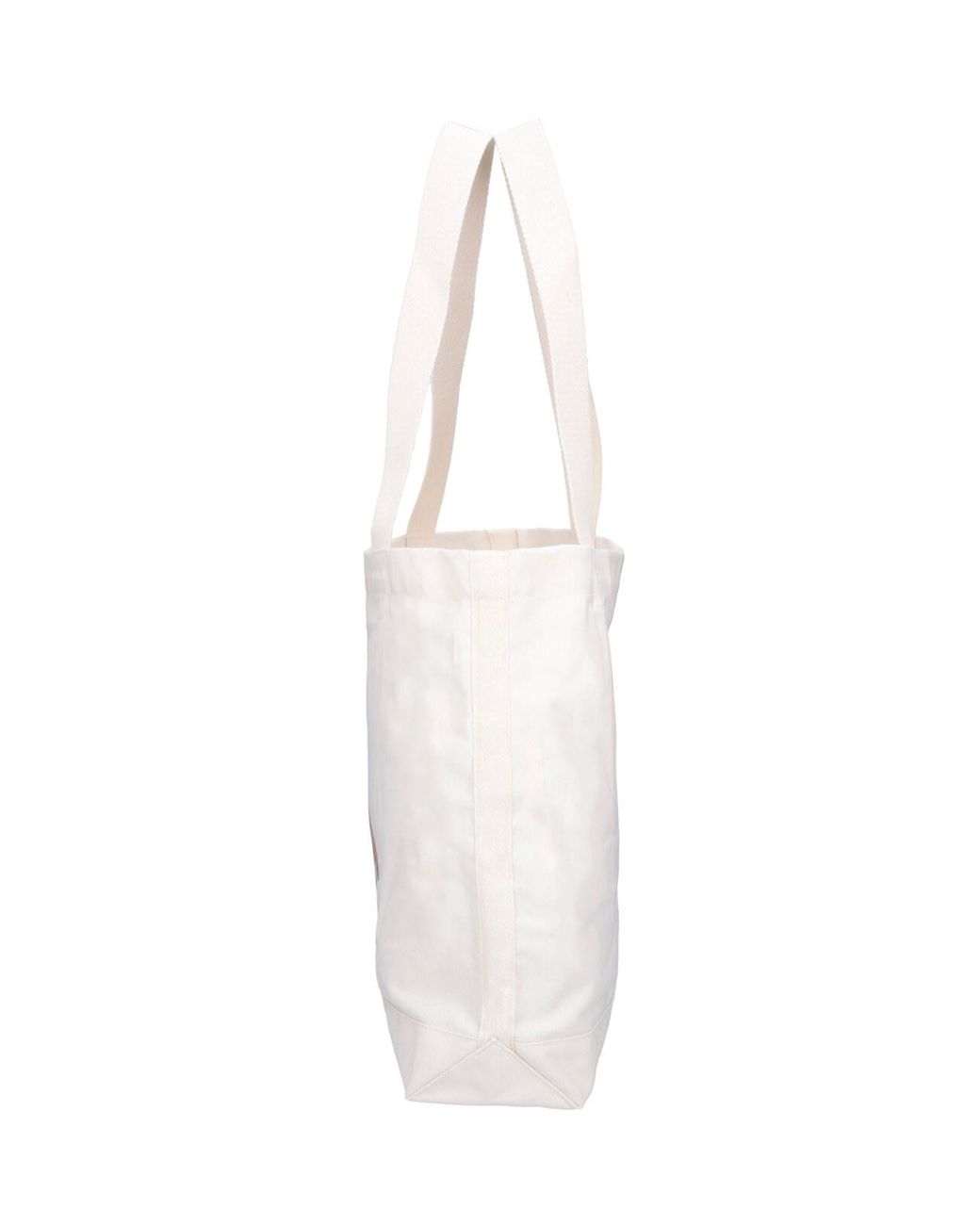 Maison Kitsuné White 100% Cotton Tote Bag for men