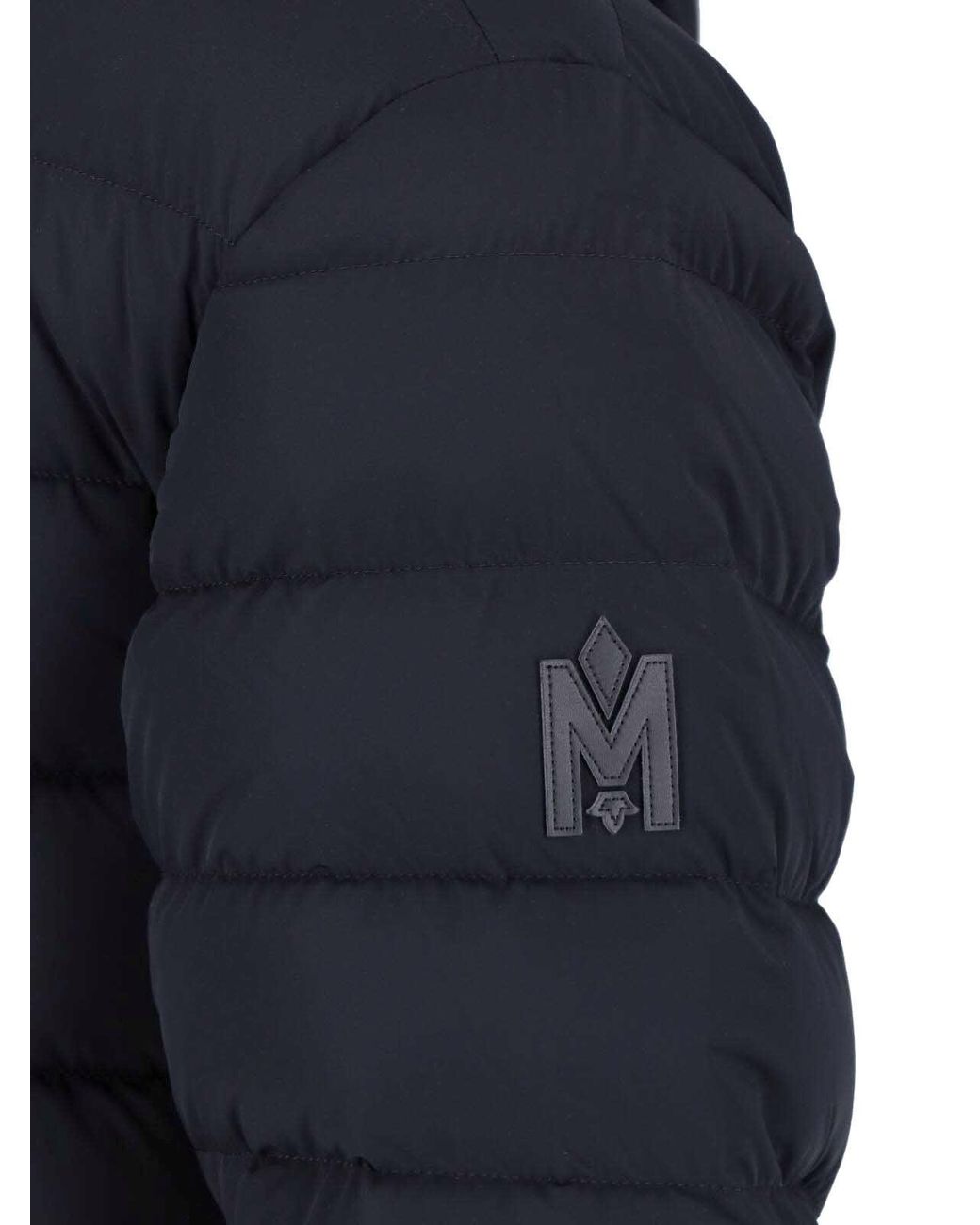 Mackage Blue Hooded Down Jacket "Jack" for men