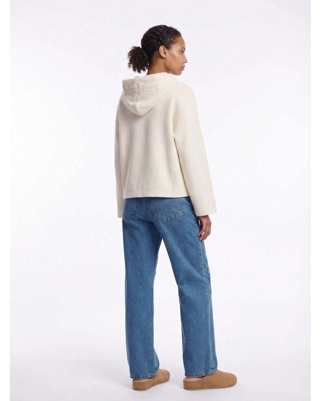 Max Mara White "Gary" Hoodie