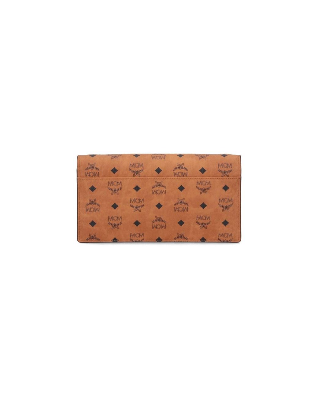 MCM White Wallets Polyurethane