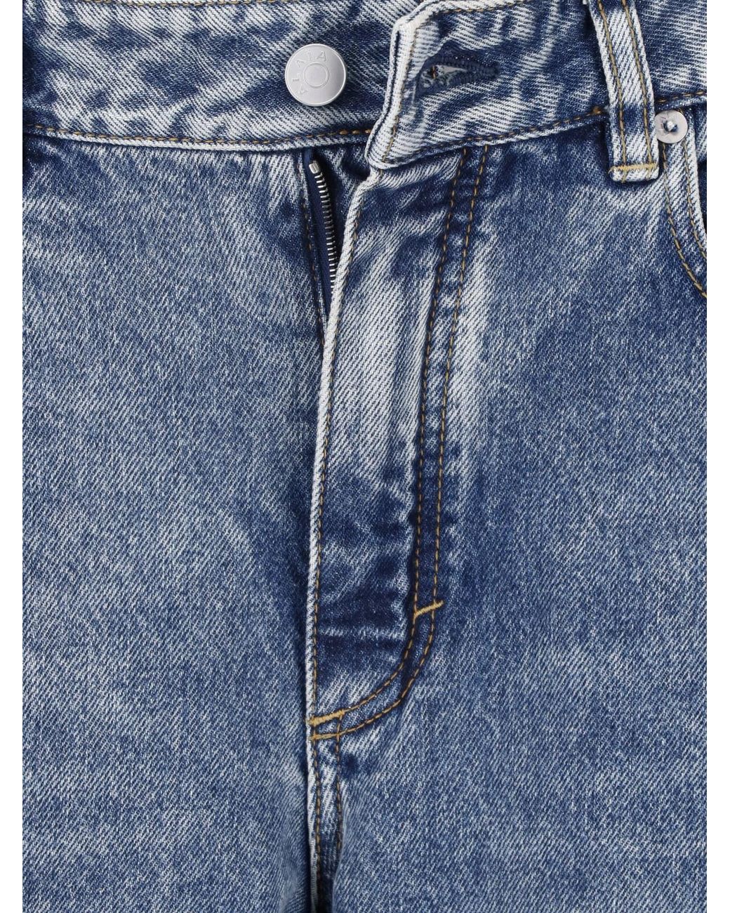 Alaïa Blue Rounded Jeans