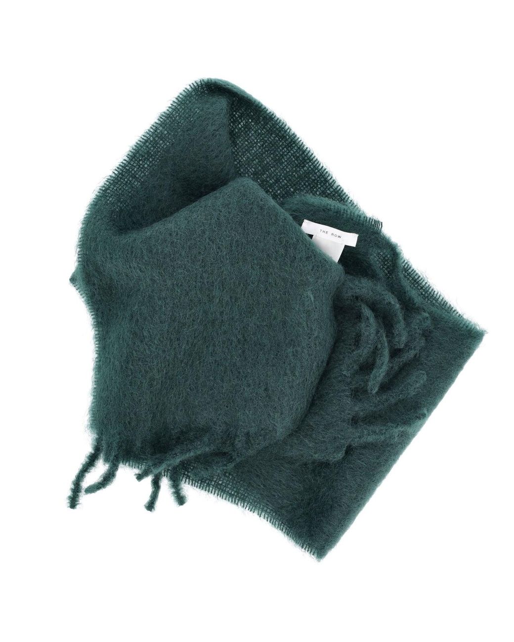 The Row Green Scarf "Creana"