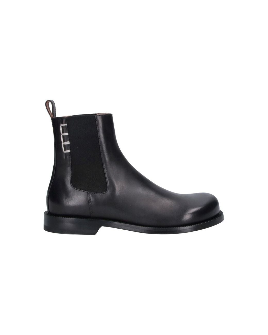 J.W. Anderson Black Leather Ankle Boots "Loafer"