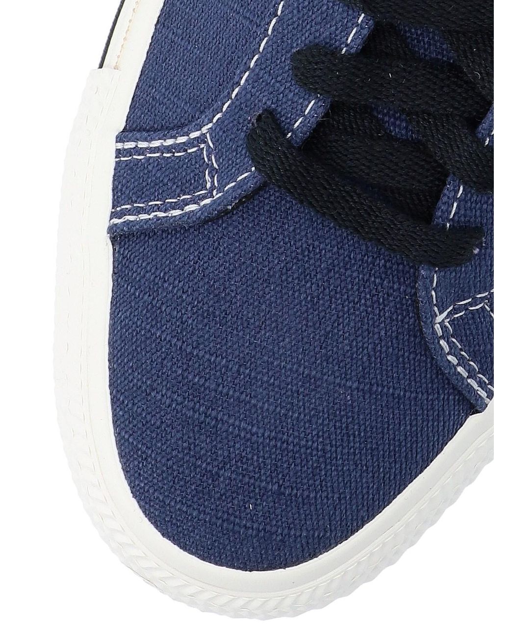 Converse Blue Sneakers Tela
